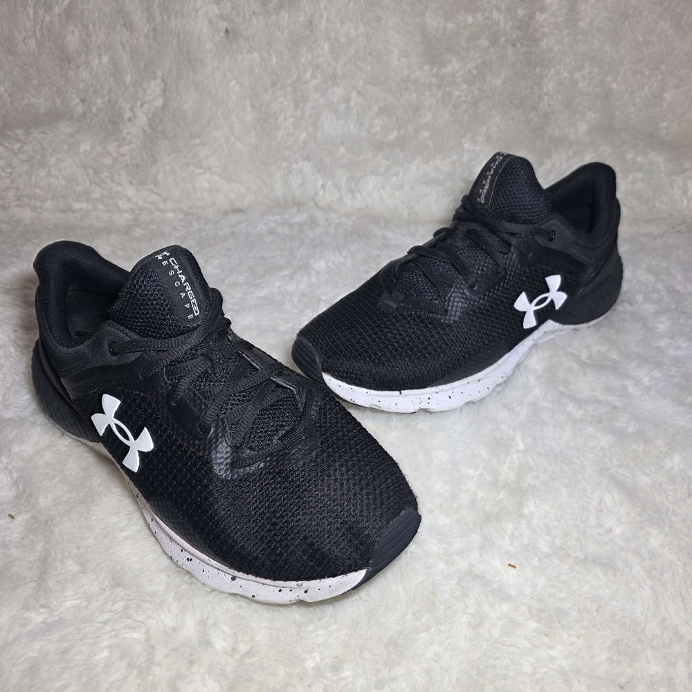 Under Armour Charged Escape 4 Black Speckled Men's 8.5